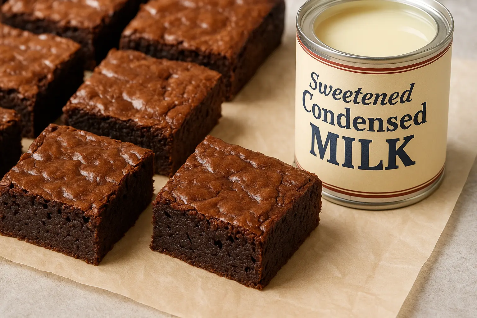 Chocolate Brownies with Condensed Milk