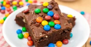 How to Make Best Chocolate Brownies with M&Ms