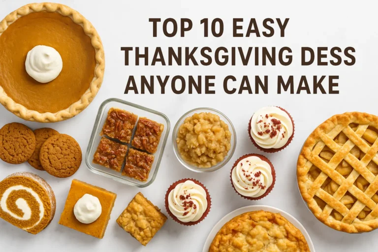 Easy Thanksgiving Desserts