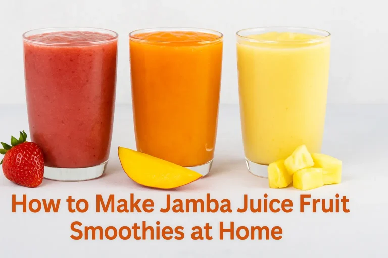 Jamba Juice Fruit Smoothies