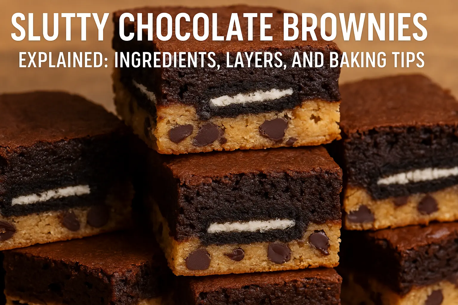 Slutty Chocolate Brownies