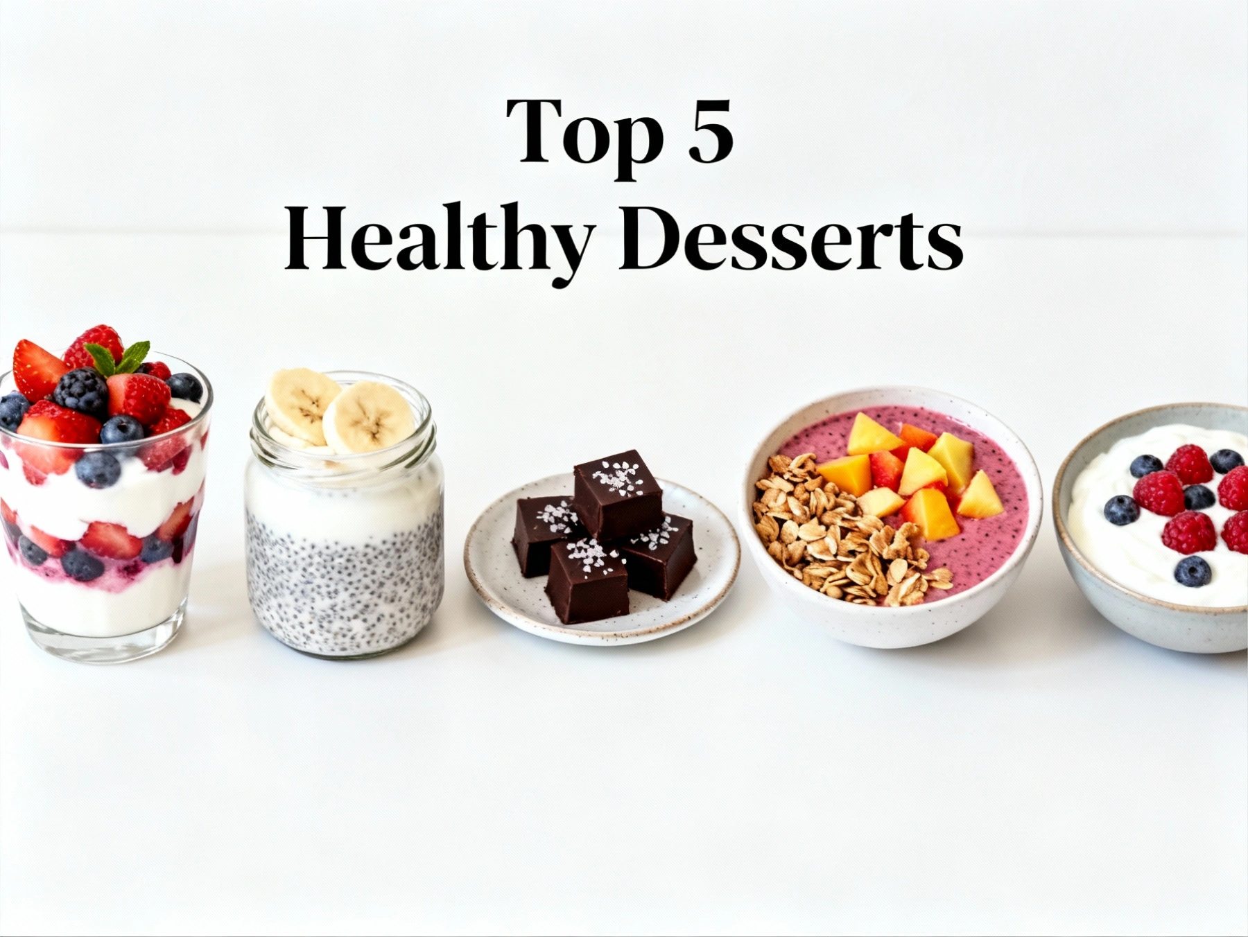 Top 5 Healthy Dessert
