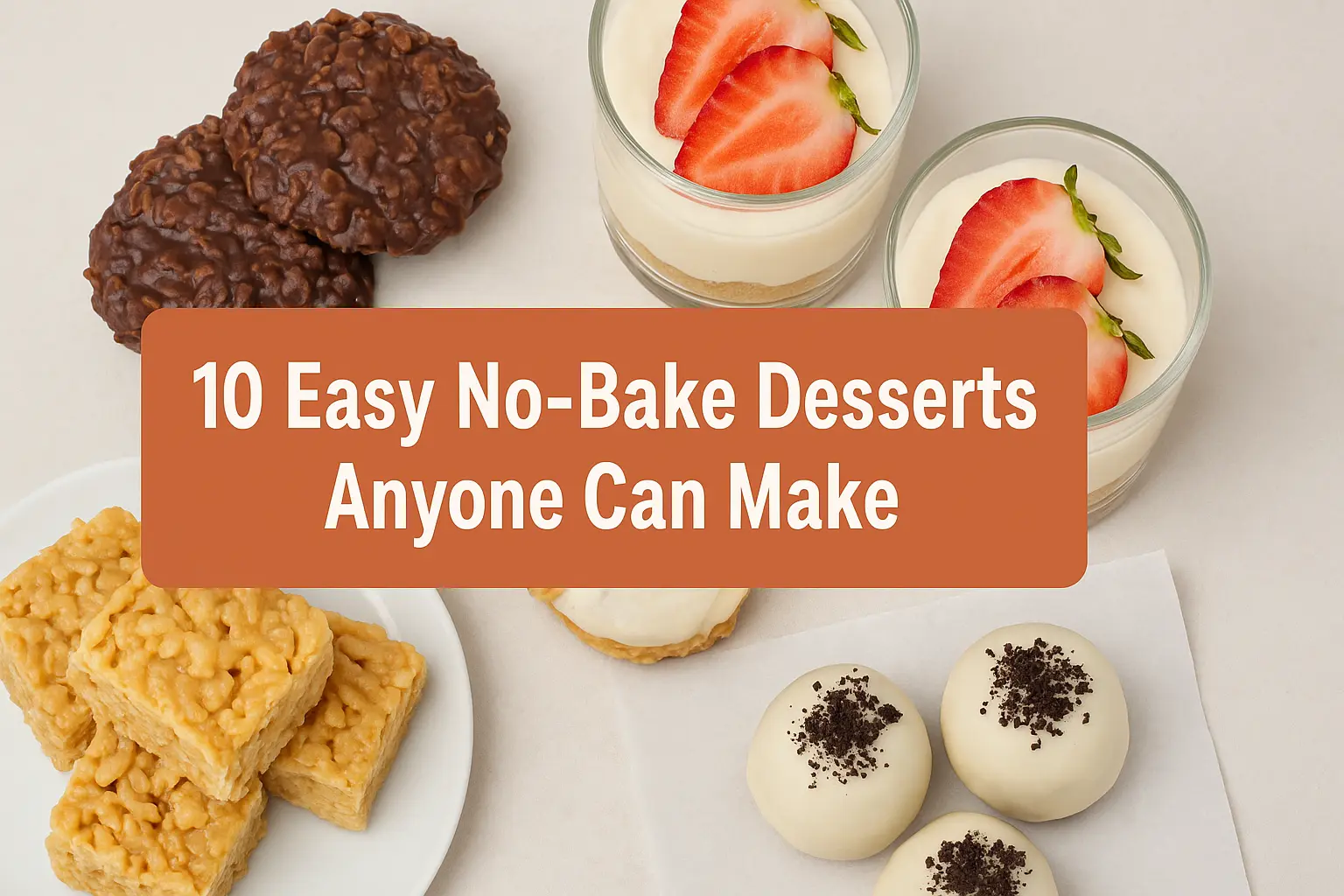 10 Easy No Bake Desserts