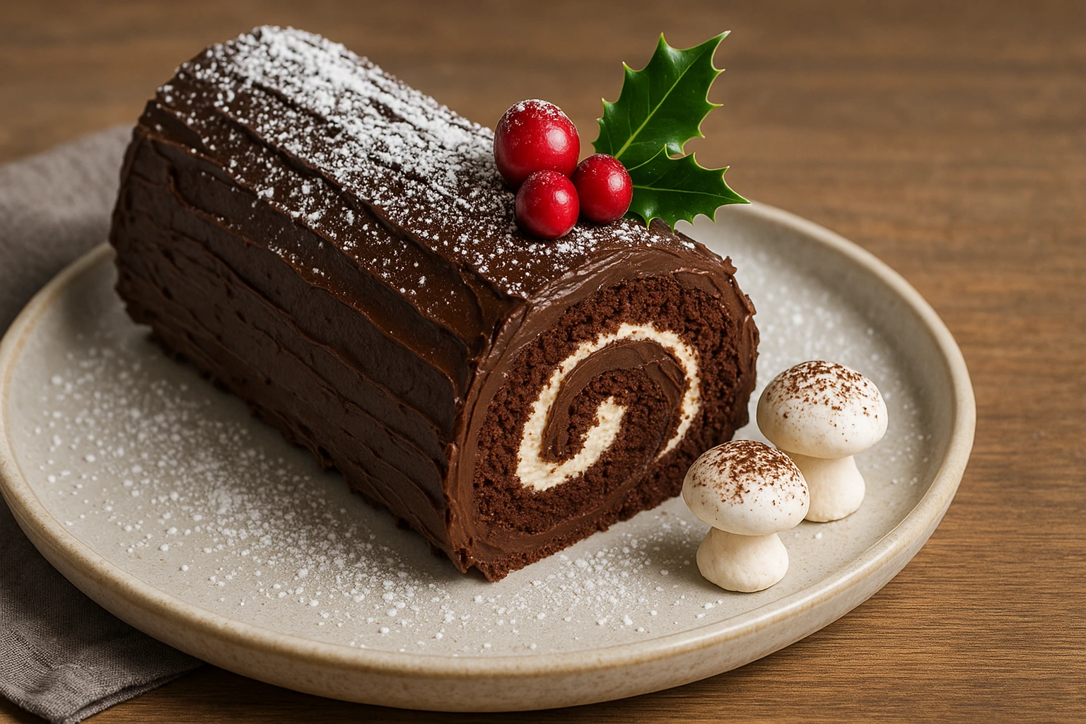 Chocolate Yule Log