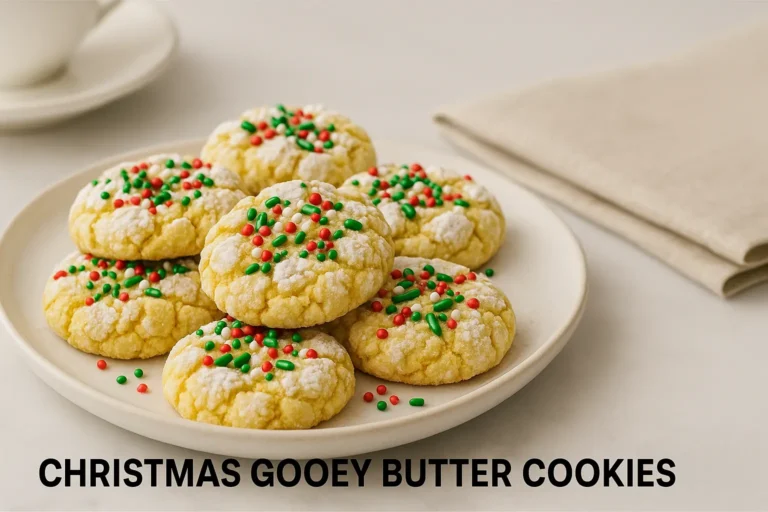 Christmas Gooey Butter Cookies