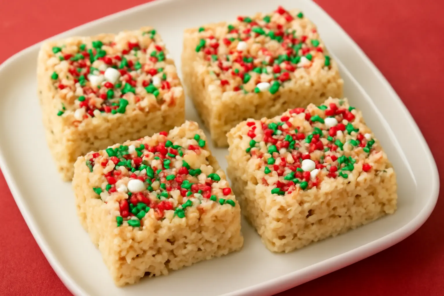 Christmas Rice Krispie Treats
