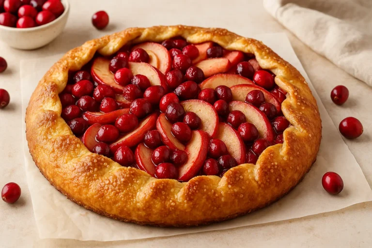 Cranberry Apple Galette