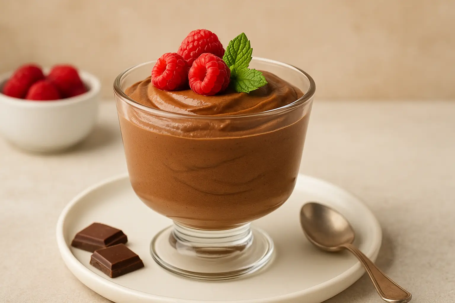 Healthy Chocolate Mousse
