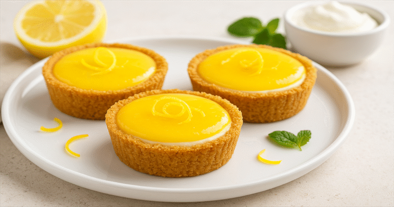 Lemon Cheesecake Tarts
