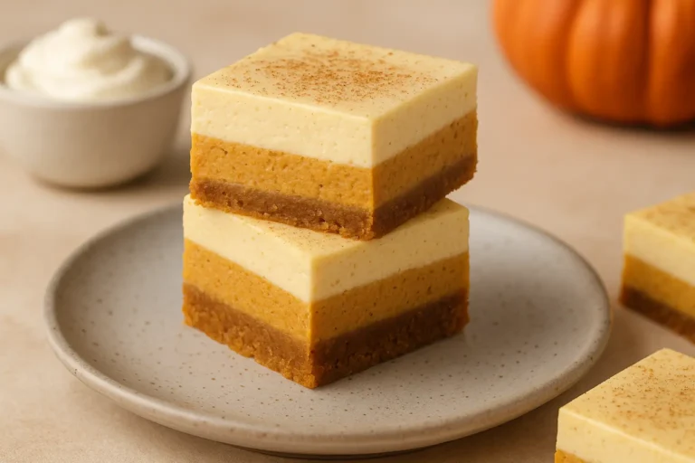 Pumpkin Spice Cheesecake Bars