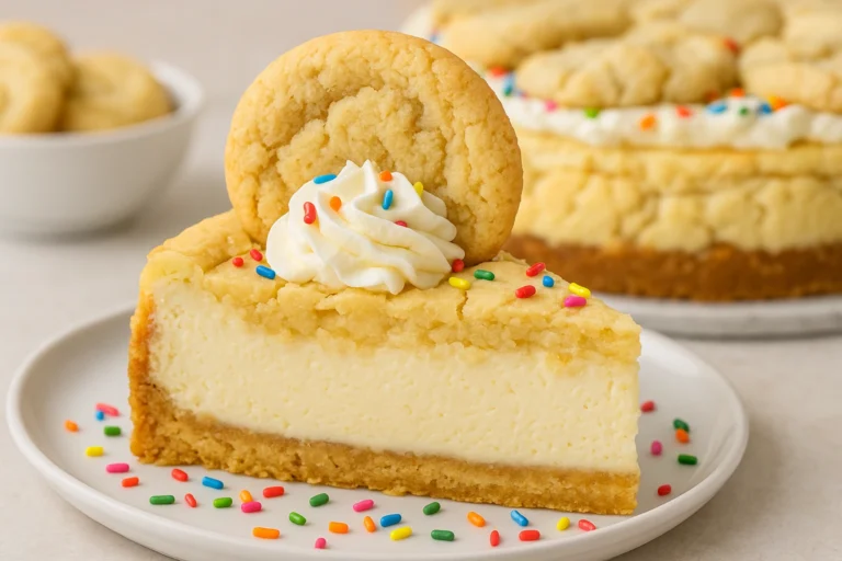 Sugar Cookie Cheesecake