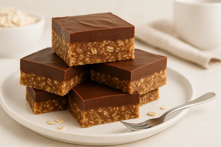 no bake chocolate oatmeal bars