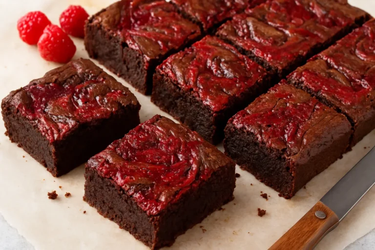 Best Raspberry Swirl Brownies