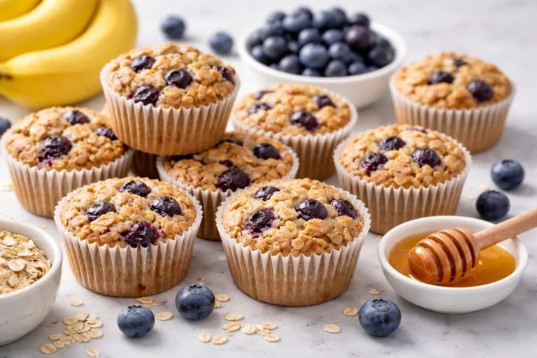 Blueberry Banana Beaked Oatmeal Cups