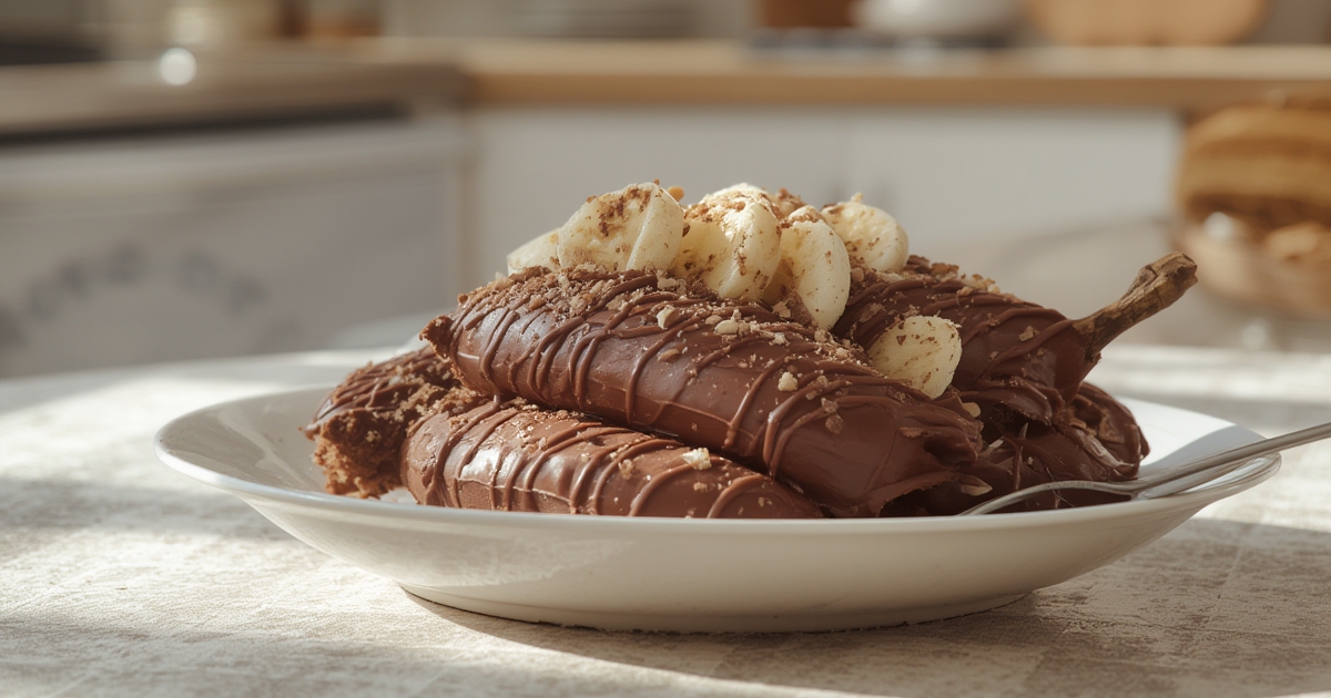 Chocolate Covered Bananas Dessert