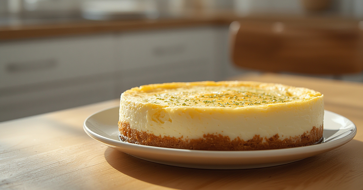 Cottage Cheese & Yogurt Egg Cheesecake