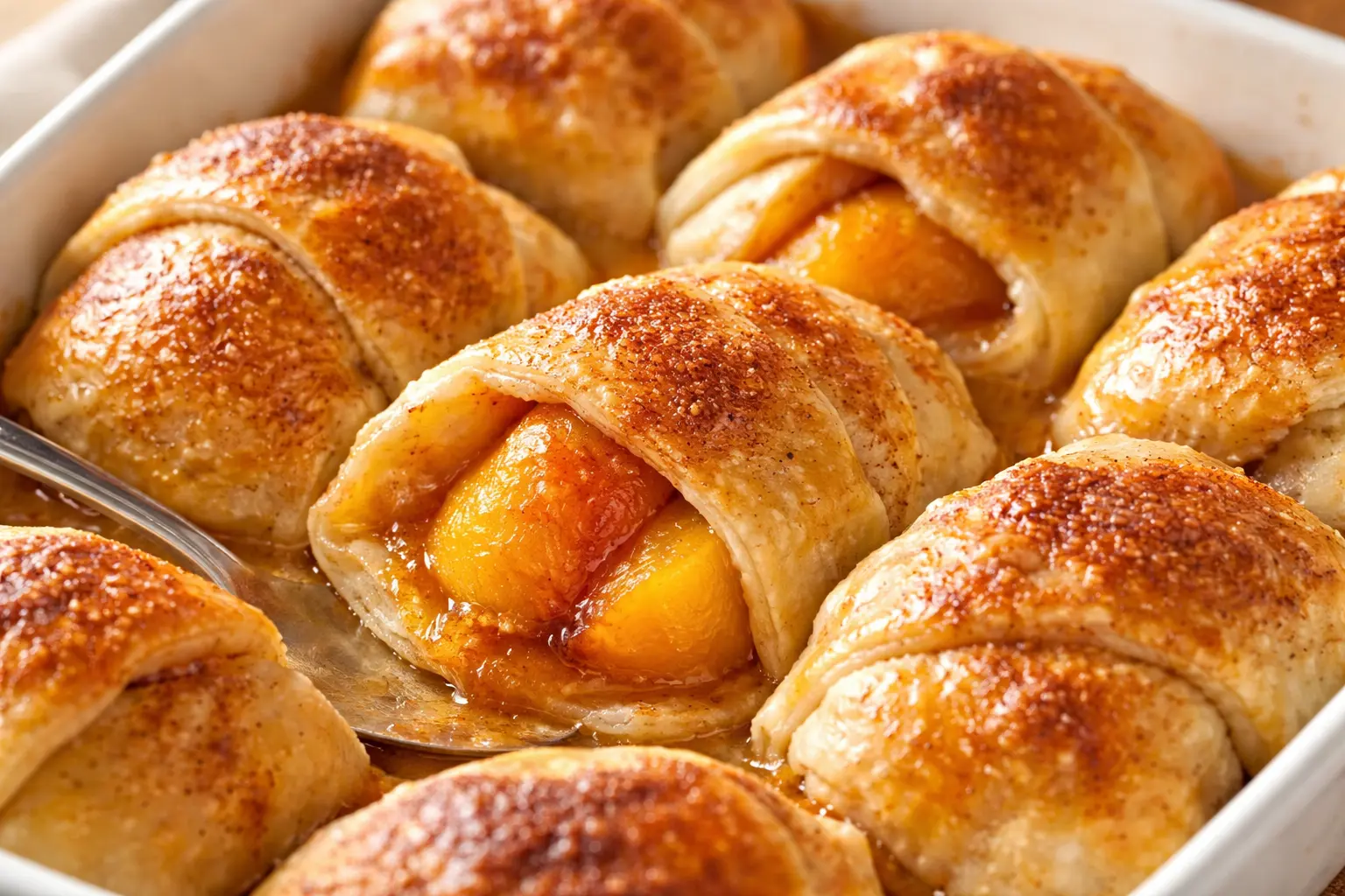 Country Peach Dumplings Recipe