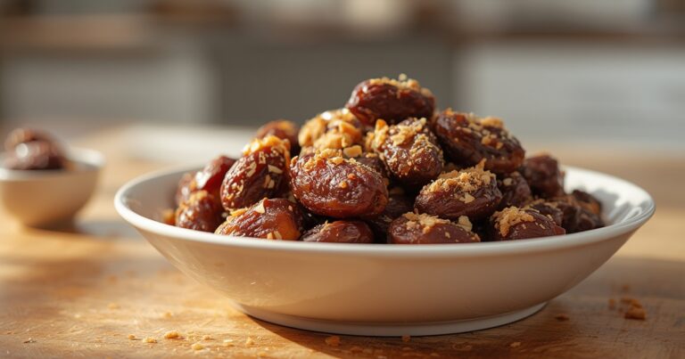Easy Healthy Snickers Dates