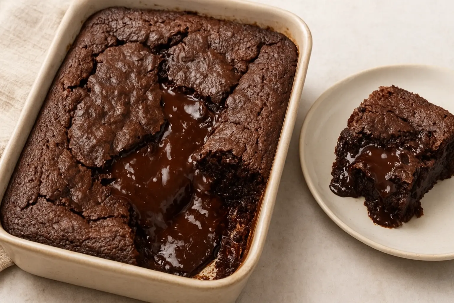 Gooey Chocolate Earthquake Cake