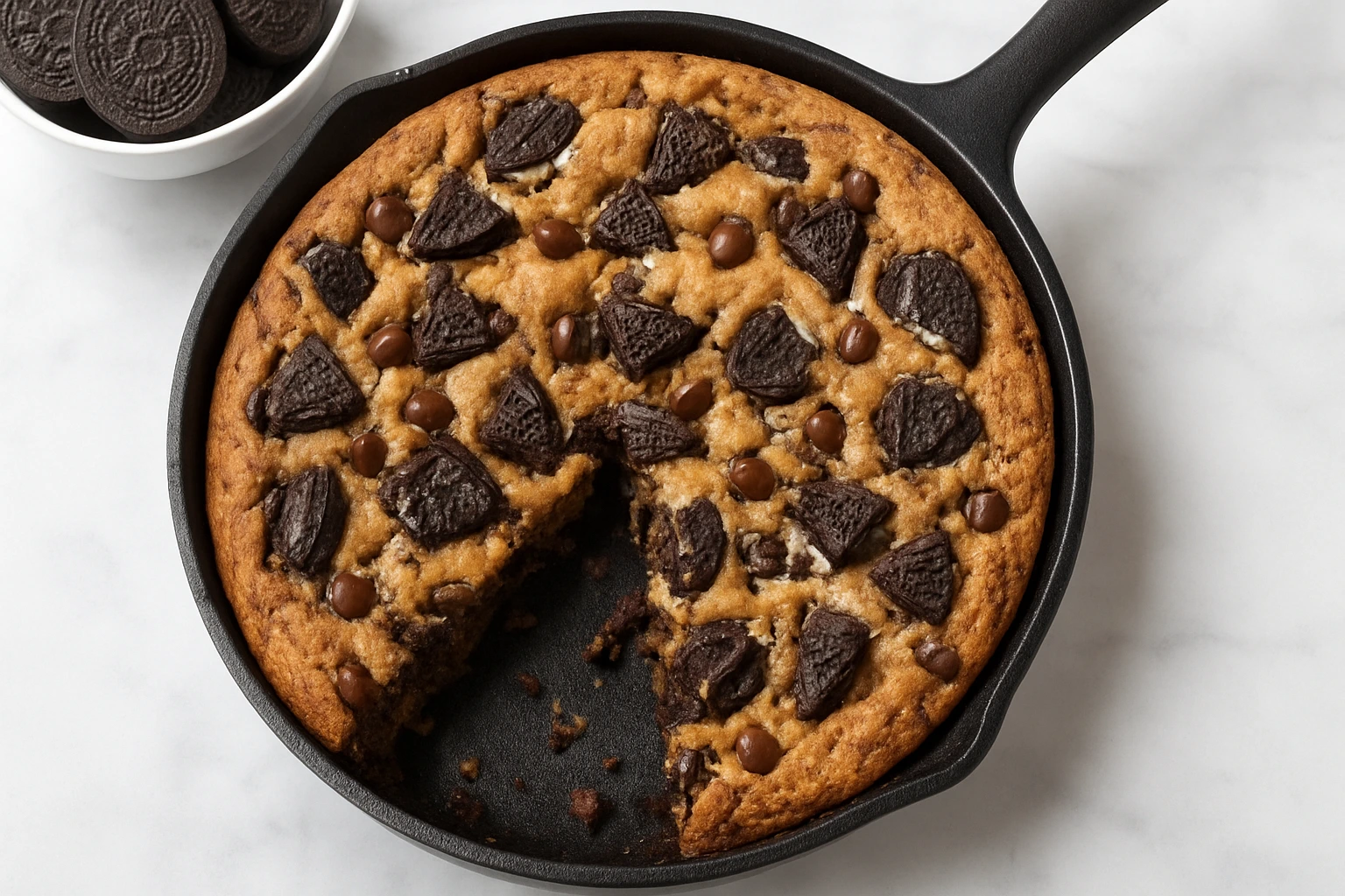 Gooey Oreo Cookie Cake