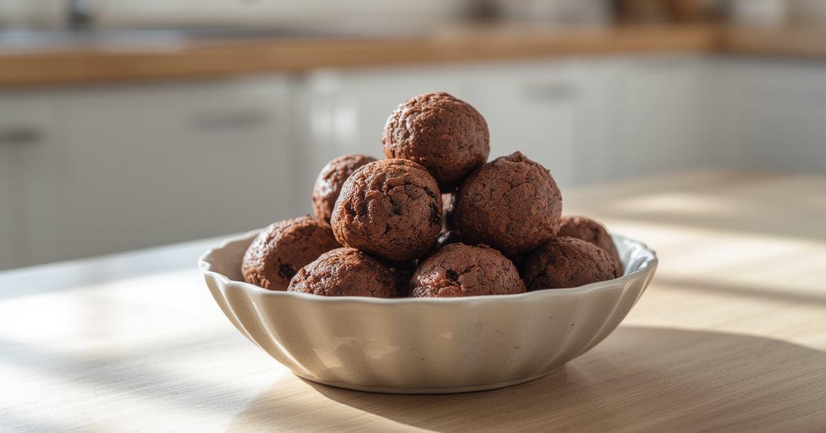 Healthy Dairy-Free Brownie Bites