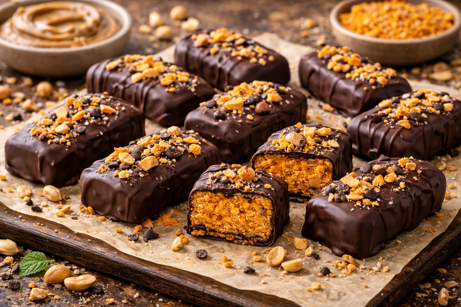 Healthy Homemade Butterfingers