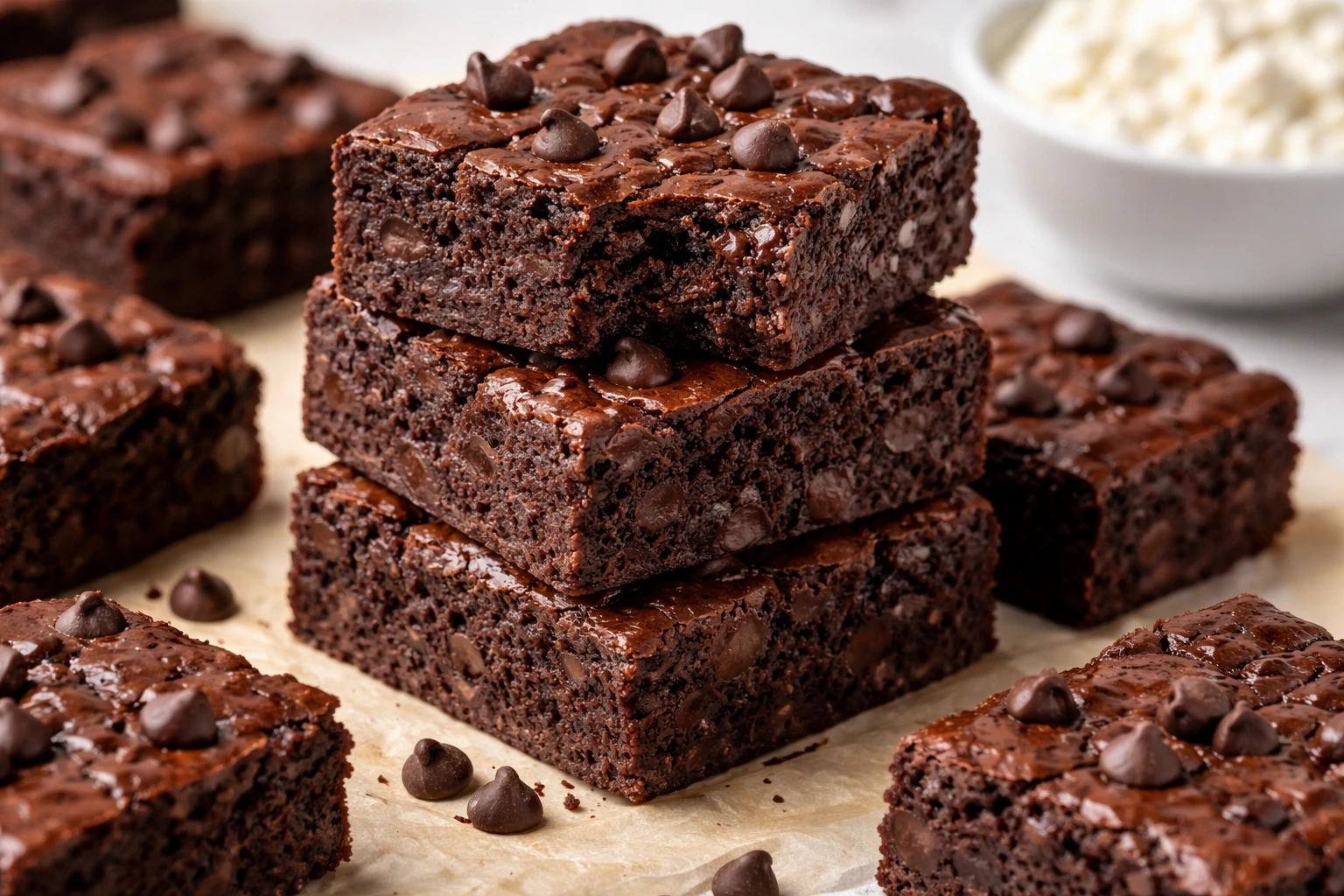 Protein Cottage Cheese Brownies
