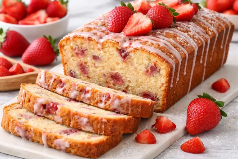 Strawberry Pound Cake