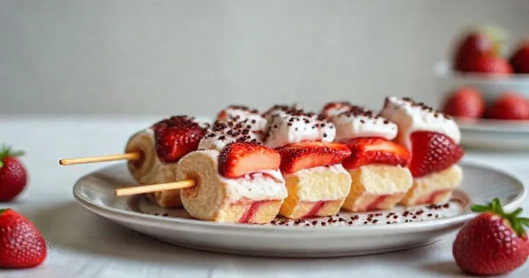 Strawberry Shortcake Kabobs