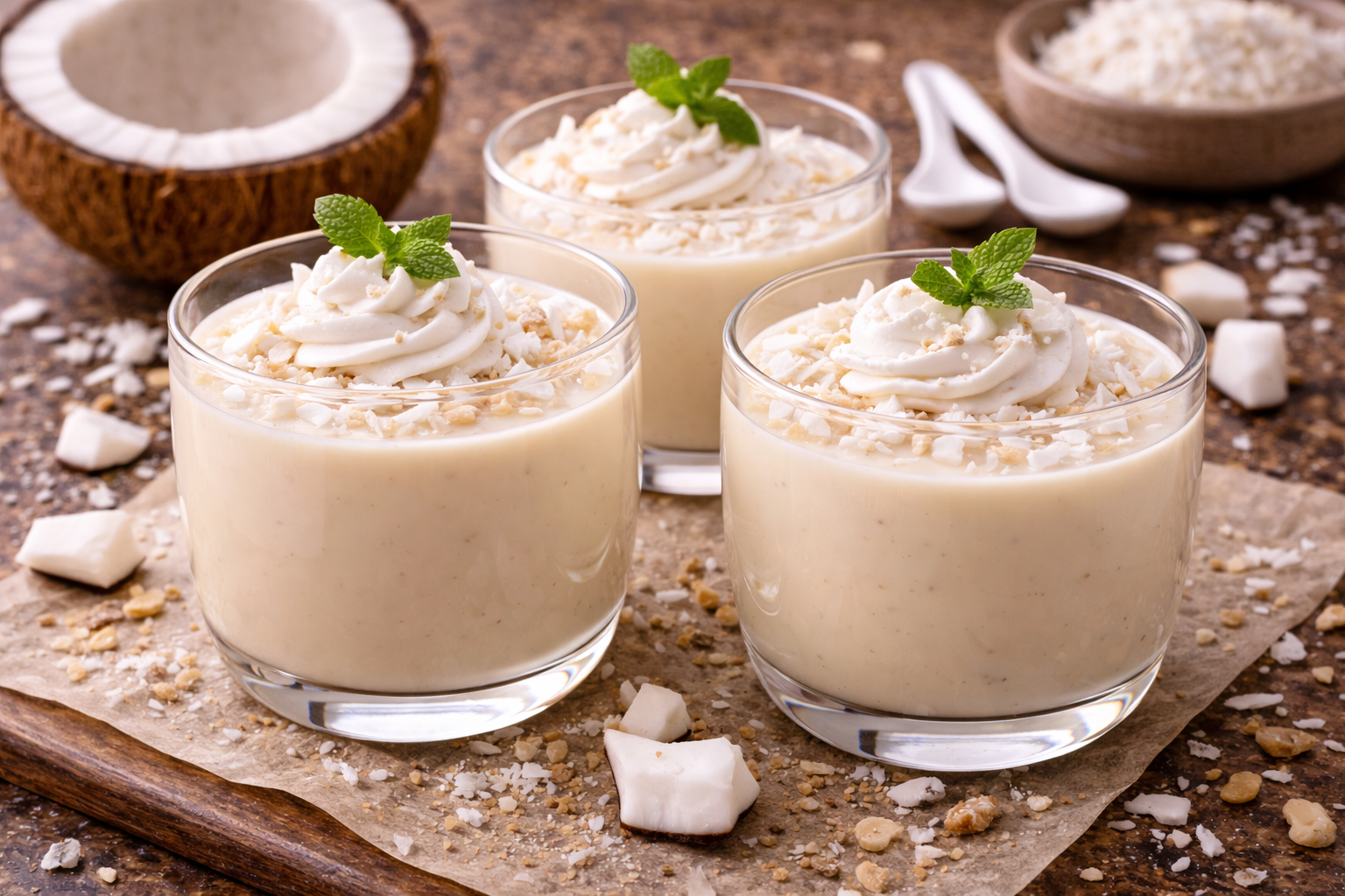 Creamy Coconut Panna Cotta