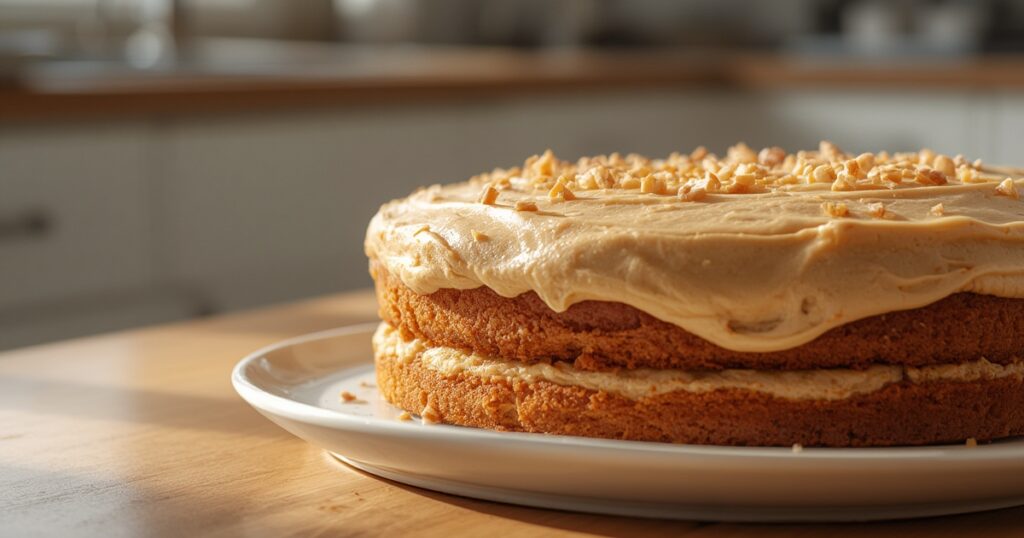 Peanut Butter Cake with Frosting